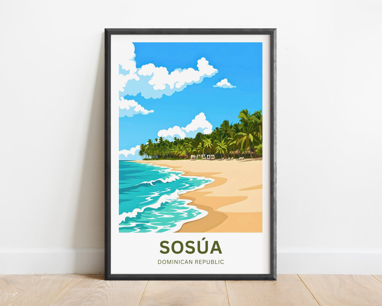 Sosúa Travel Poster - Caribbean dream