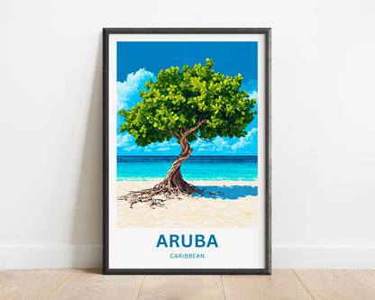 Aruba Travel Poster