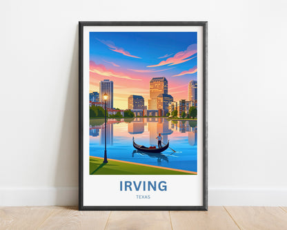 Las Colinas Irving, Texas Travel Poster