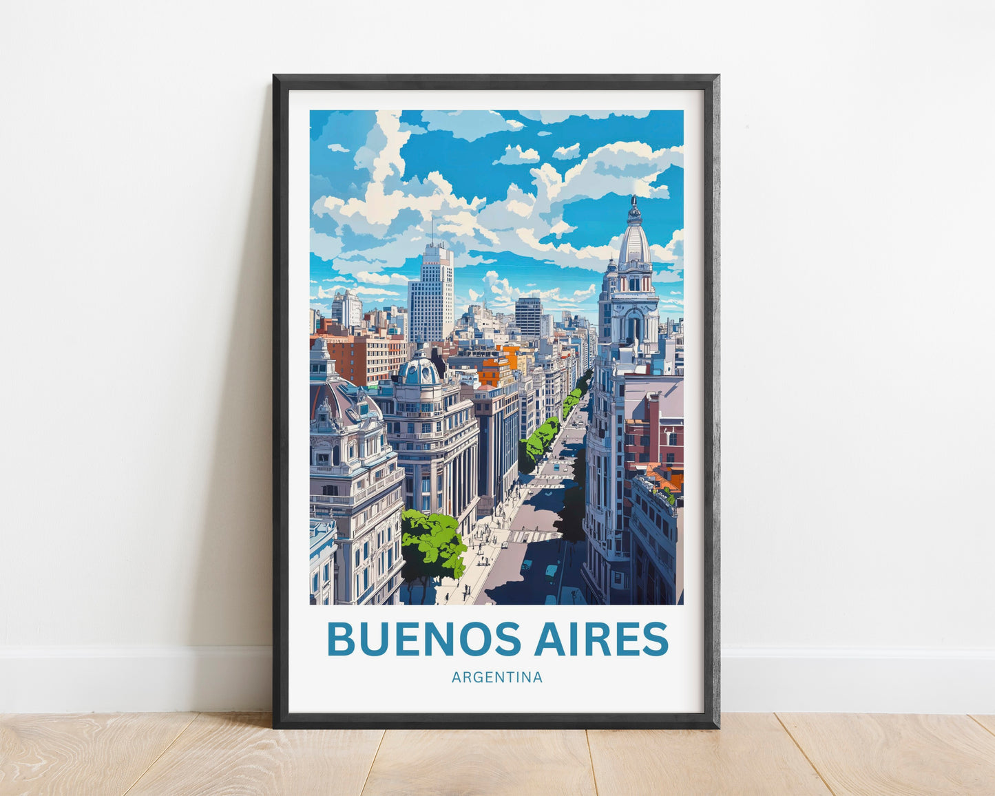 Buenos Aires Travel Poster - City of Passion