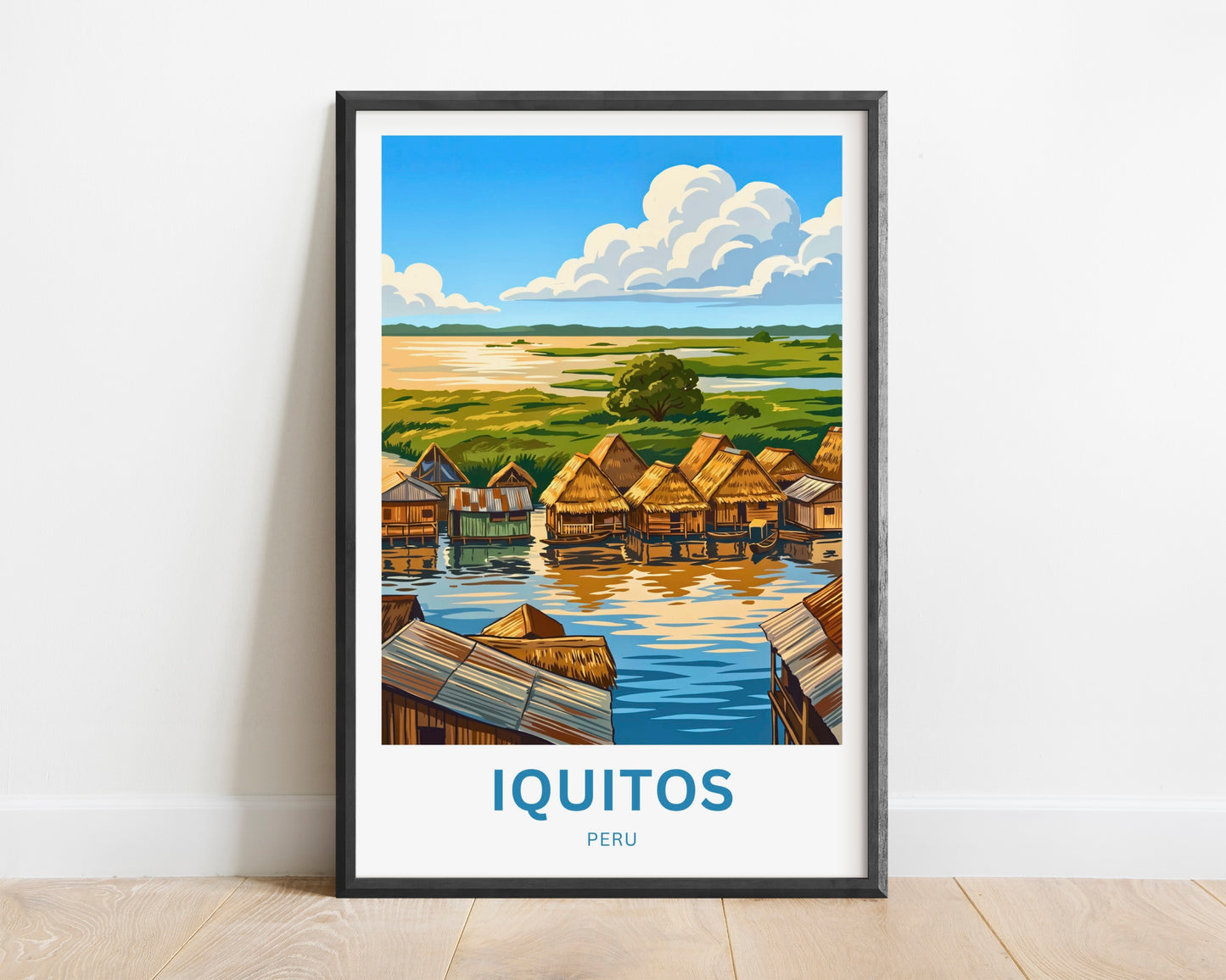 Iquitos Travel Poster - Beautiful Weather