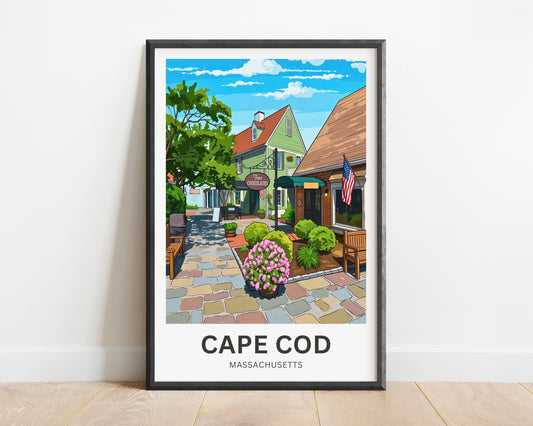 Cape Cod Travel Poster - Shops