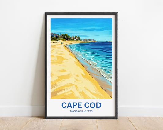 Cape Cod Travel Poster -  Summer by the Shore