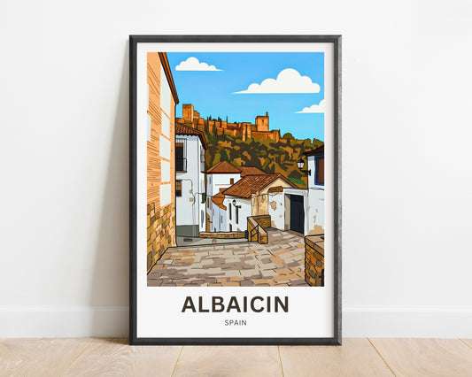 Albaicín Travel Poster - District