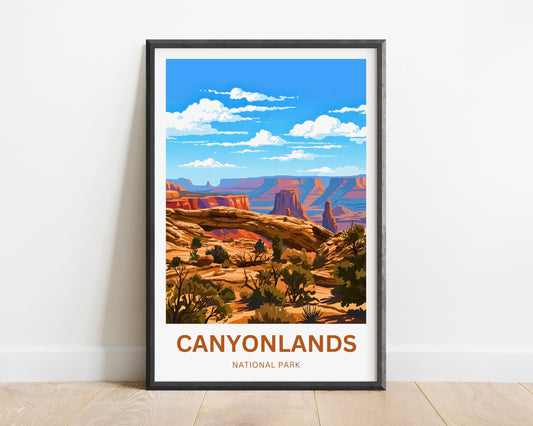 Canyonlands National Park Travel Poster -  Captivating View