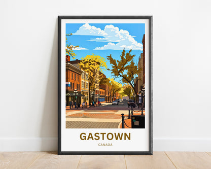 Gastown Travel Poster - City Street