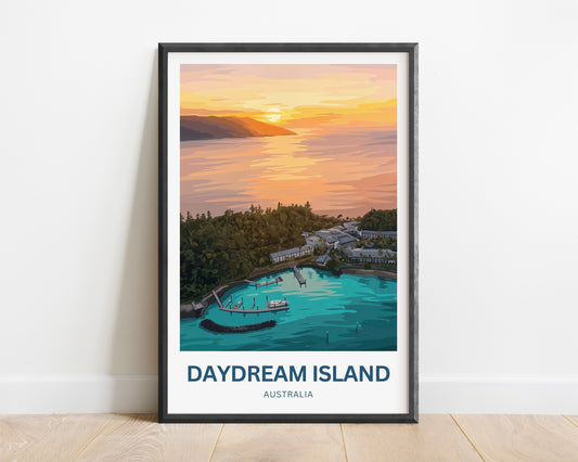 Daydream Island Travel Poster - Island Horizons
