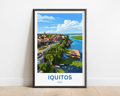 Iquitos Travel Poster -  Biodiversity and Culture