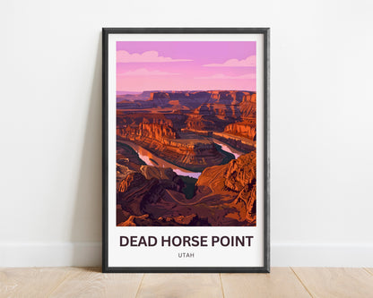 Dead Horse Point Travel Poster - Utah