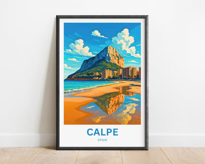 Calpe Travel Poster - Spain