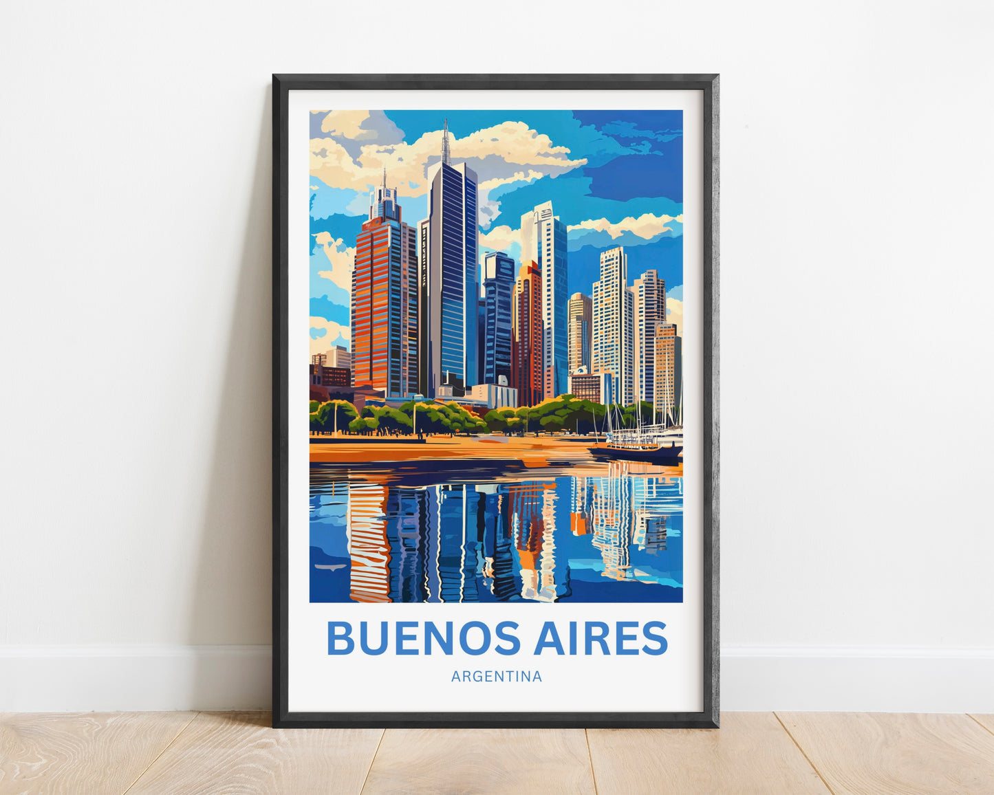 Buenos Aires Travel Poster - Argentina