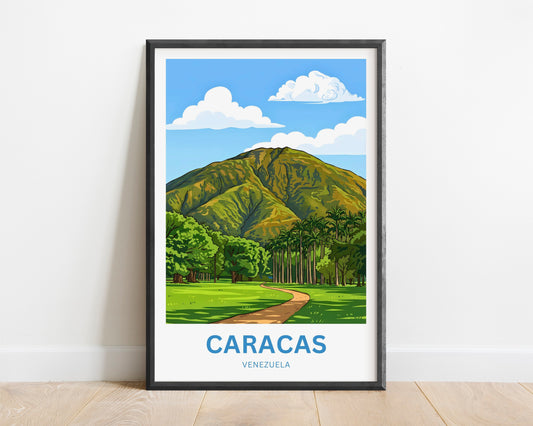Caracas Travel Poster - Foot of El Ávila