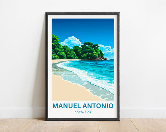 Manuel Antonio Travel Poster - Costa Rica