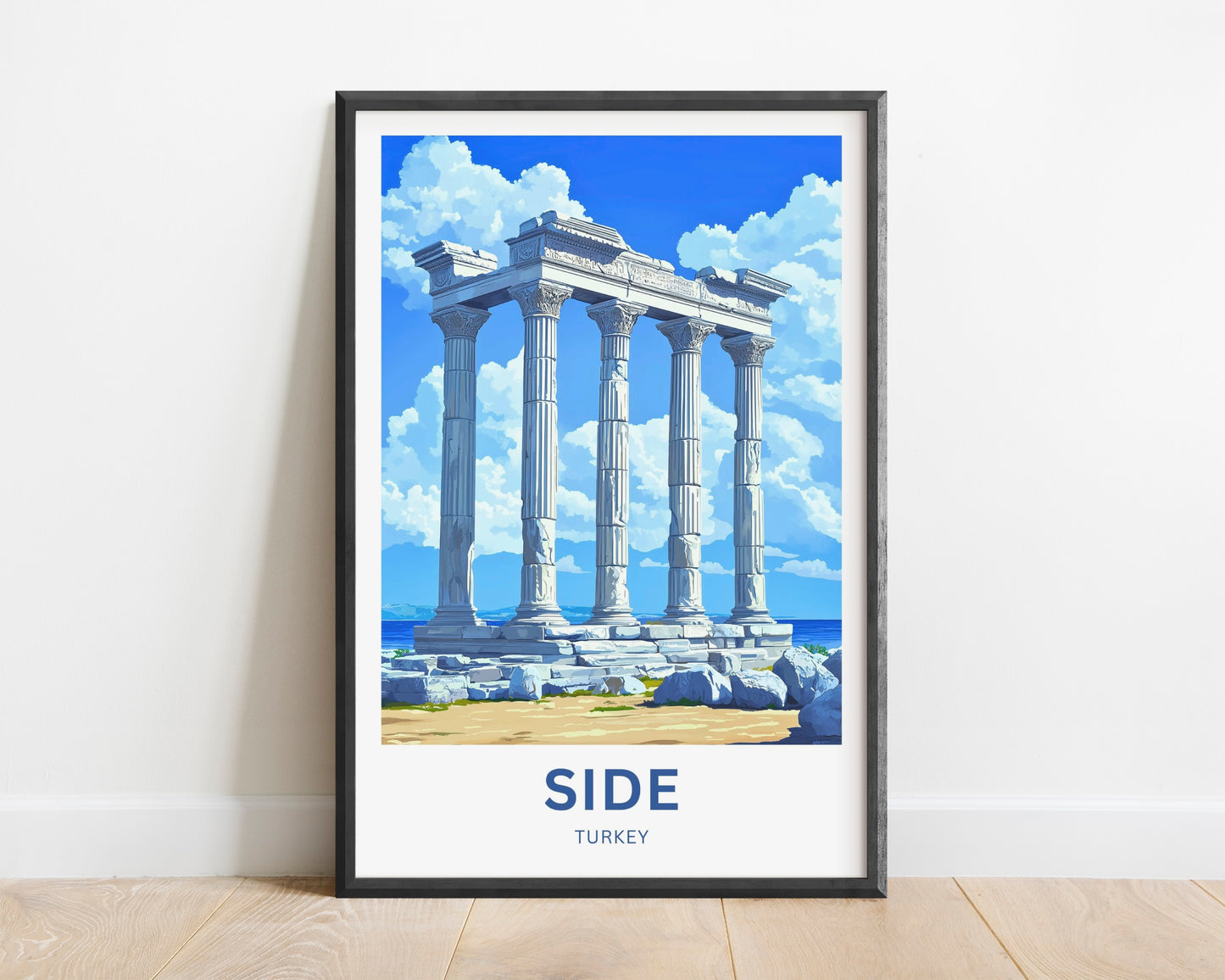 Side, Turkey Travel Poster