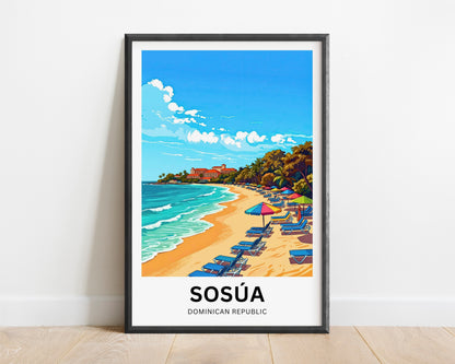 Sosúa Travel Poster - Island Getaway
