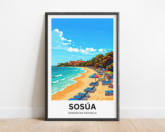 Sosúa Travel Poster - Island Getaway