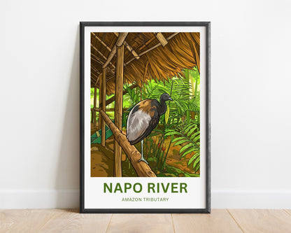 Napo River Travel Poster - Wild Nature