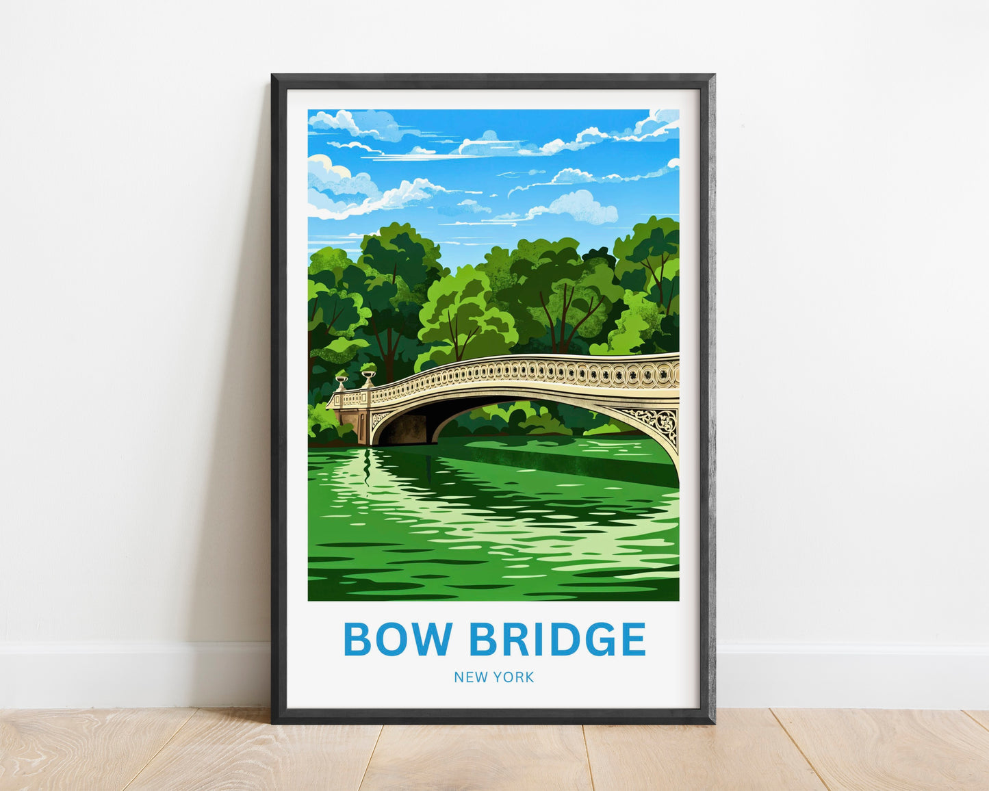 Bow Bridge  Travel Poster - New York