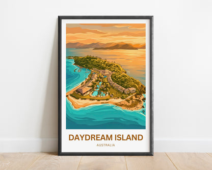 Daydream Island Travel Poster - Island Paradise