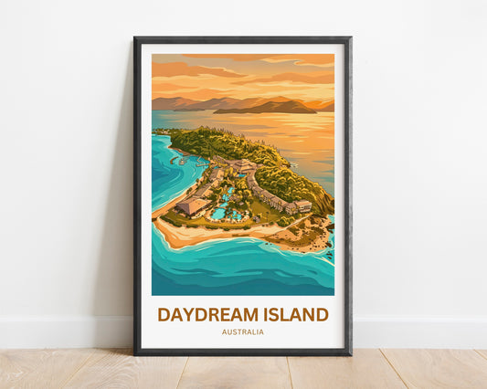 Daydream Island Travel Poster - Island Paradise