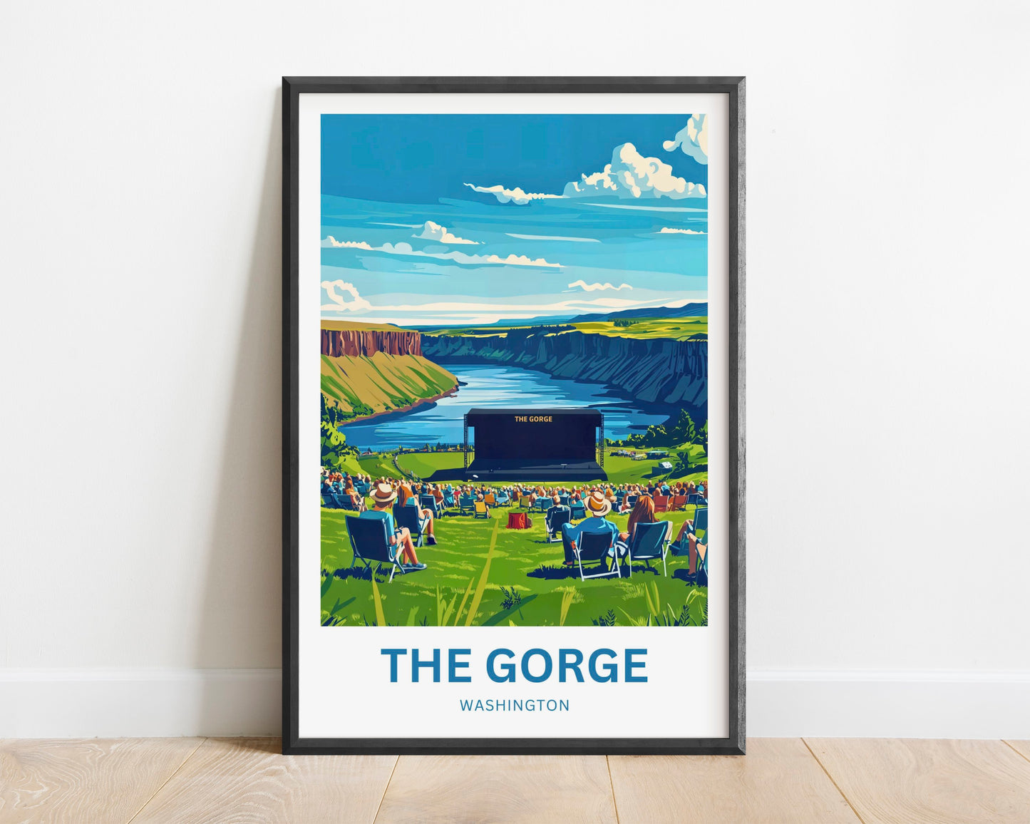 The Gorge Travel Poster- The Sound of the Gorge