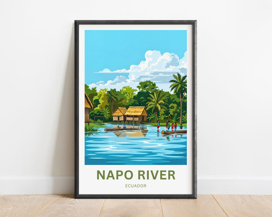 Napo River Travel Poster - Wilderness