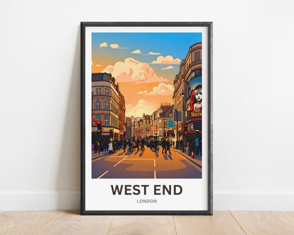 West End Travel Poster - Theatreland London