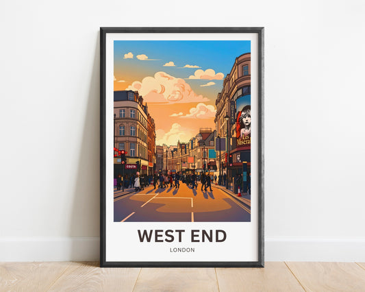 West End Travel Poster - Theatreland London