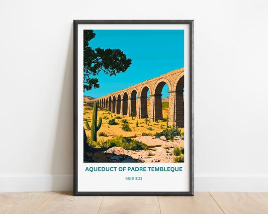 Aqueduct of Padre Tembleque Travel Poster