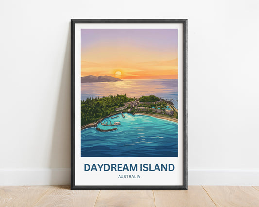 Daydream Island Travel Poster - Island Calmness