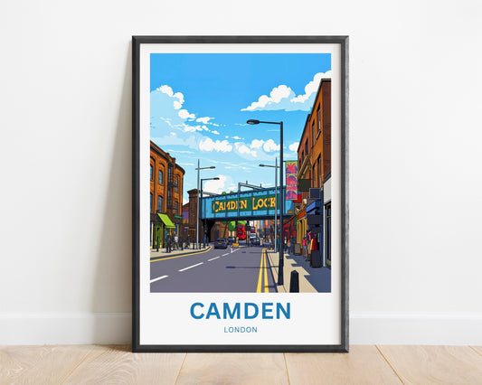 Camden Travel Poster - London