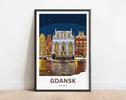 Gdańsk  Travel Poster - Captivating Building View