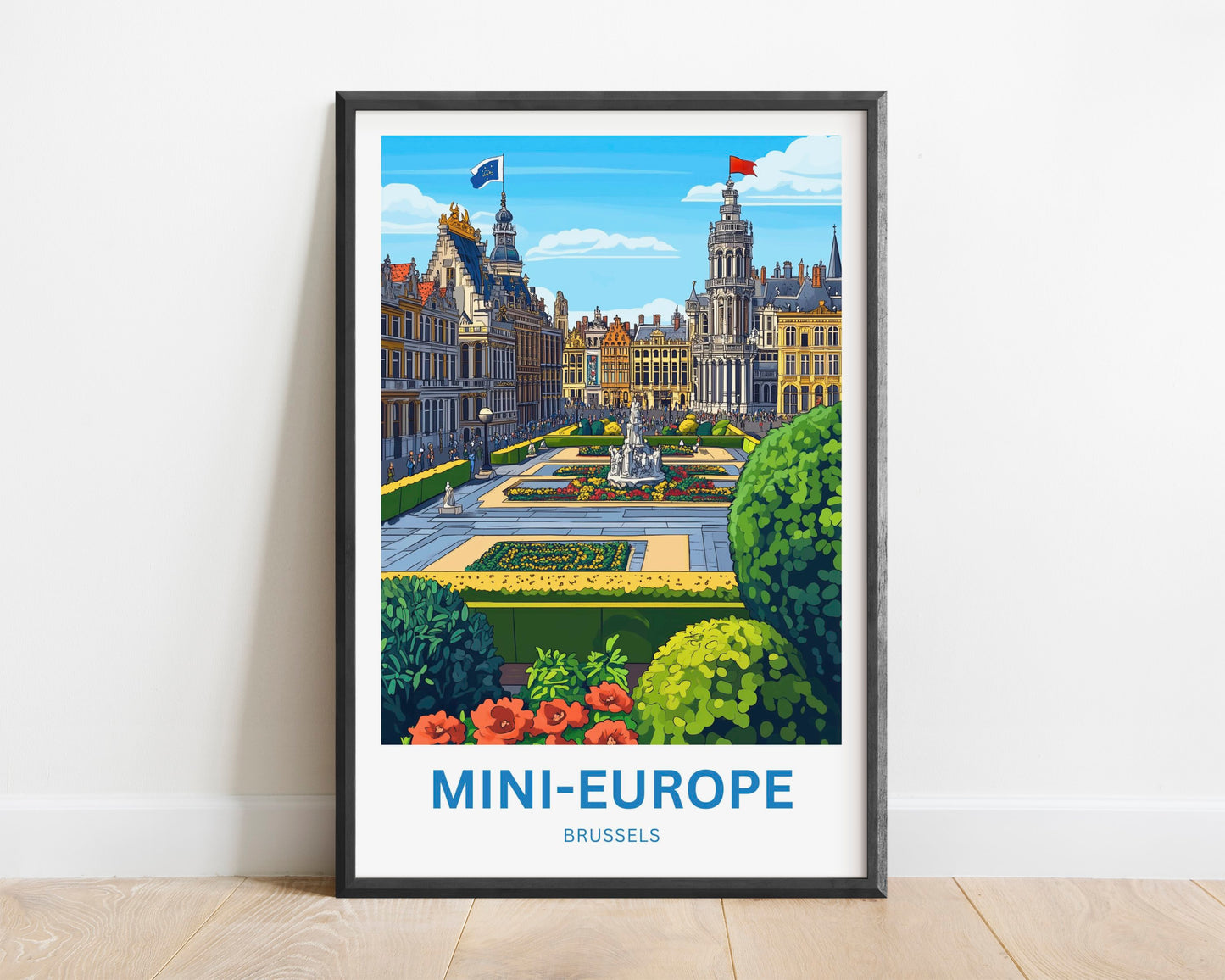 Mini-Europe Travel Poster- Where Landmarks Come to Life