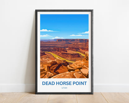 Dead Horse Point Travel Poster - Captivating Canyon View