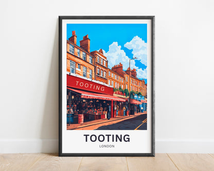Tooting Travel Poster - South London Street