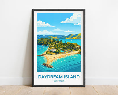 Daydream Island Travel Poster - Sunlit Shores