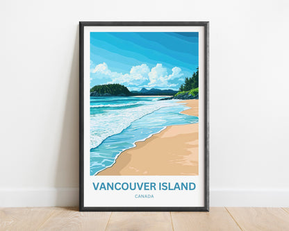 Vancouver Island Travel Poster - Nature’s Untamed Paradise