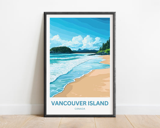 Vancouver Island Travel Poster - Nature’s Untamed Paradise
