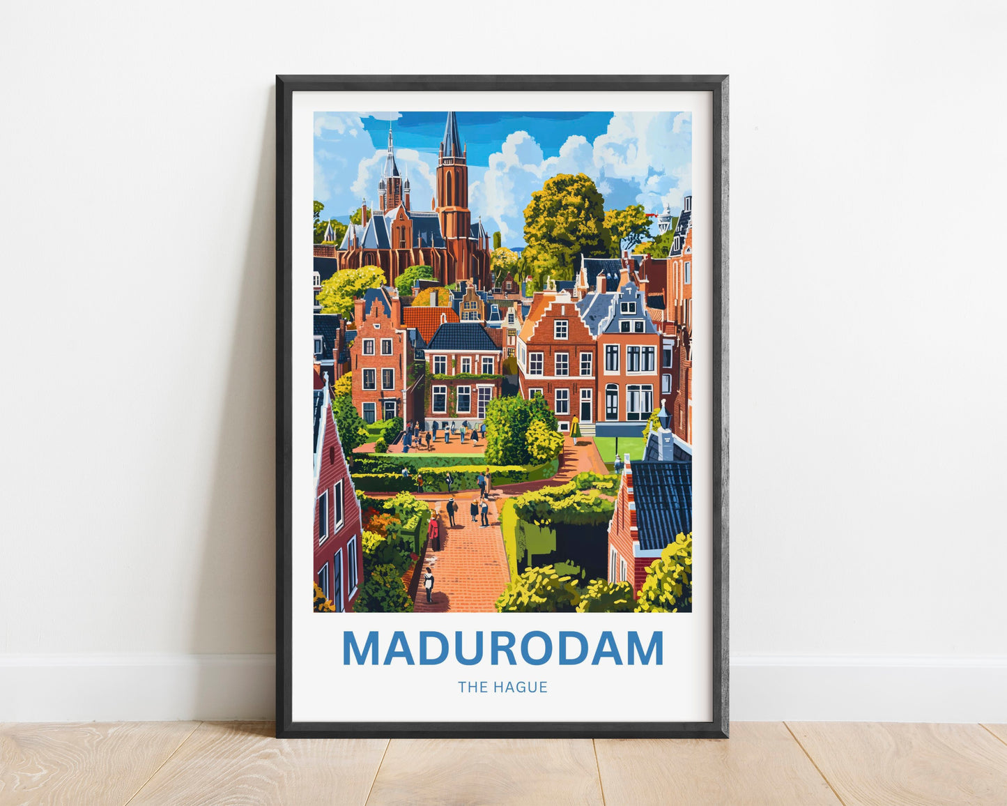 Madurodam Travel Poster- Discover Holland in Miniature