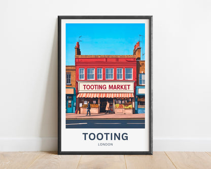 Tooting Travel Poster