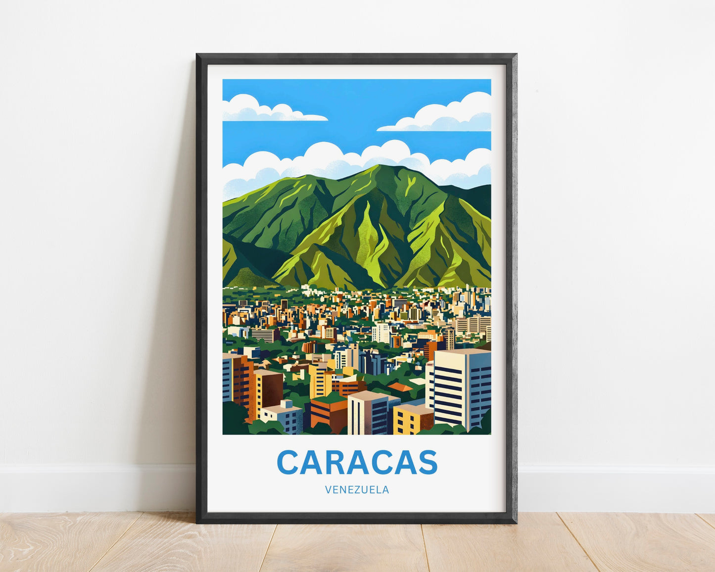 Caracas Travel Poster - Spirit of Venenzuela