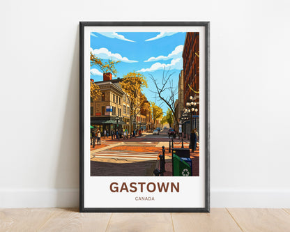 Gastown Travel Poster - Urban Charm