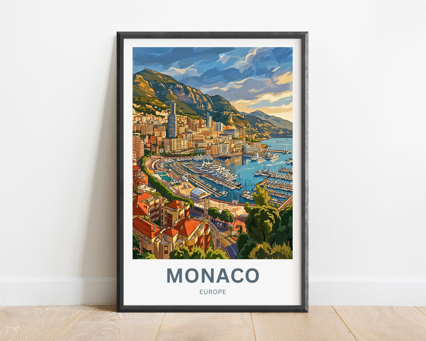 Monaco  Travel Poster