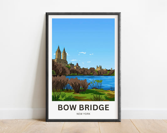 Bow Bridge  Travel Poster - Park View