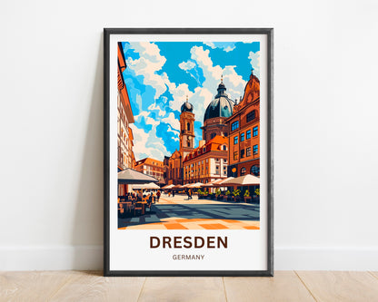 Dresden Travel Poster