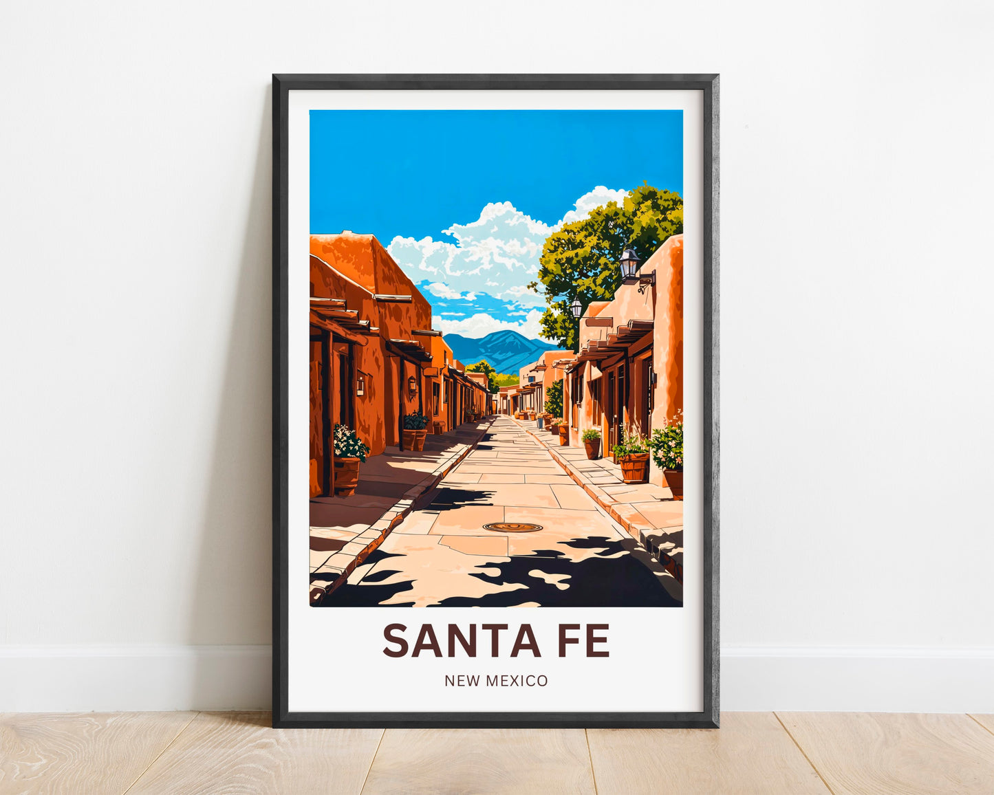 Santa Fe Travel Poster