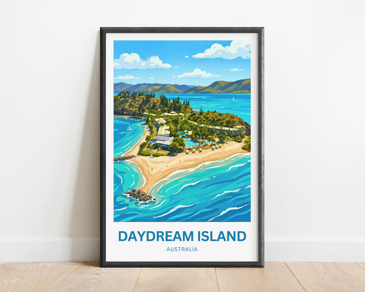Daydream Island Travel Poster - Paradise Found
