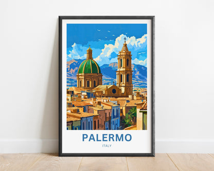 Palermo Travel Poster- Sicily
