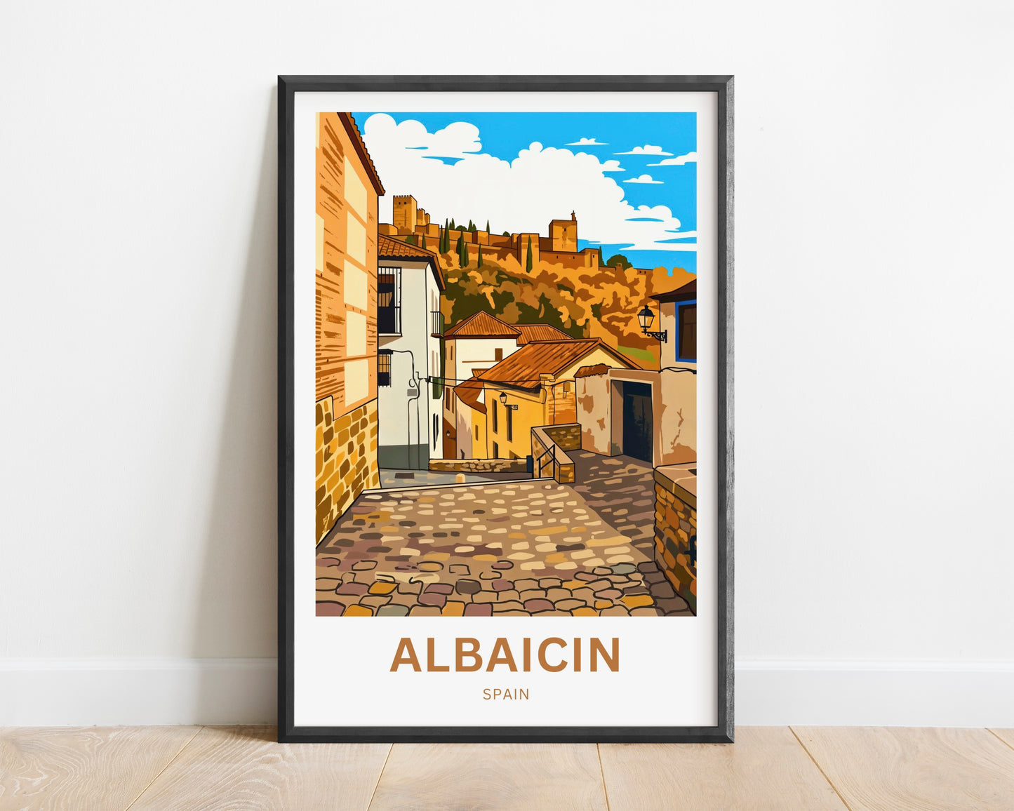 Albaicín Travel Poster - Spain