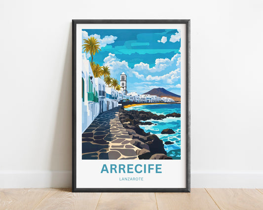 Arrecife Travel Poster- Lanzarote